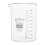 Large Capacity Low Form Borosilicate Glass Beaker with Spout