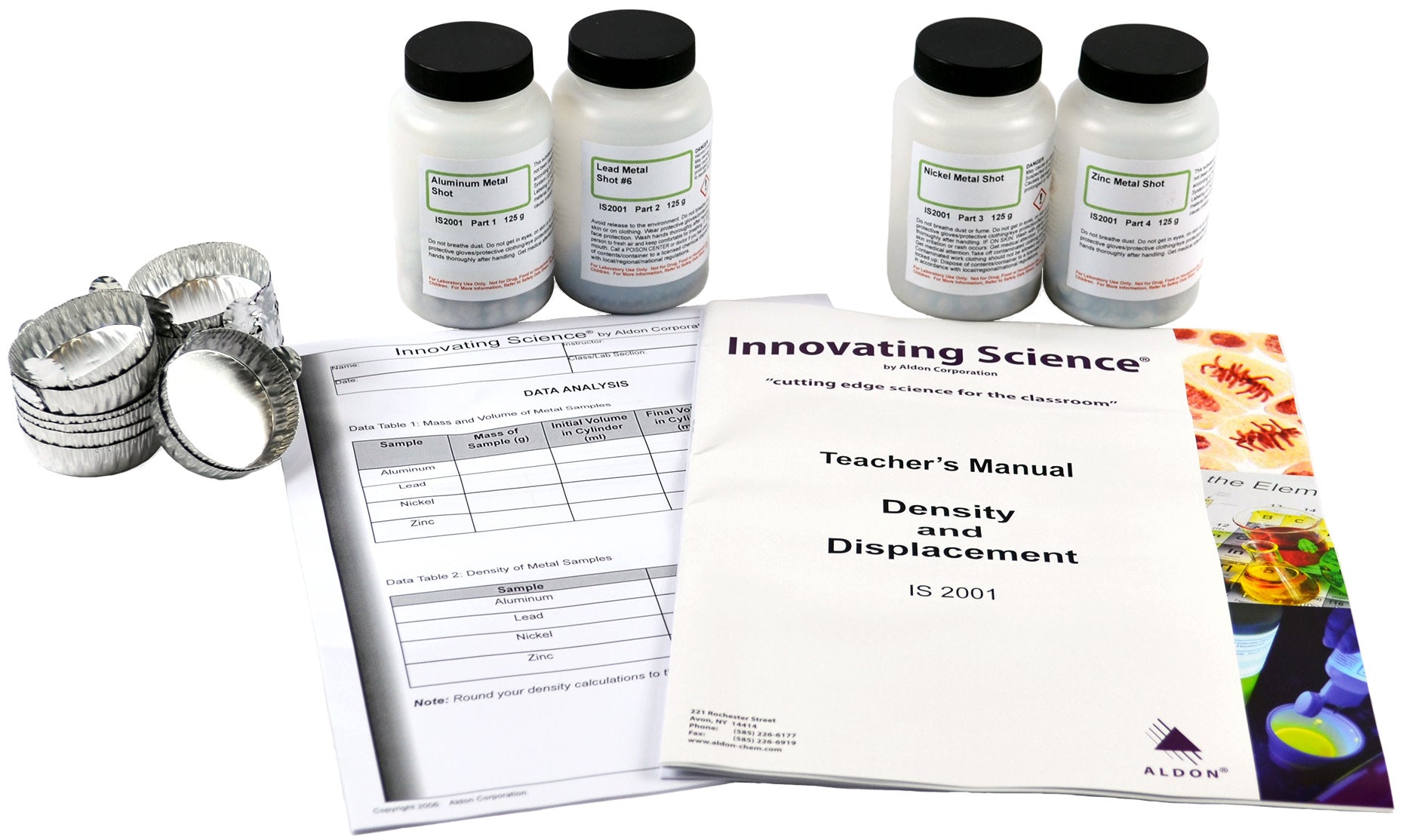 Density and Displacement Lab Kit Using Archimedes' Principle