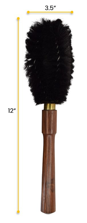 12" Bristle Cleaning Brush with Wooden Handle