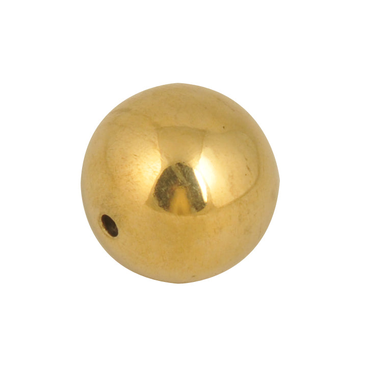 Drilled Brass Pendulum Ball, 1"
