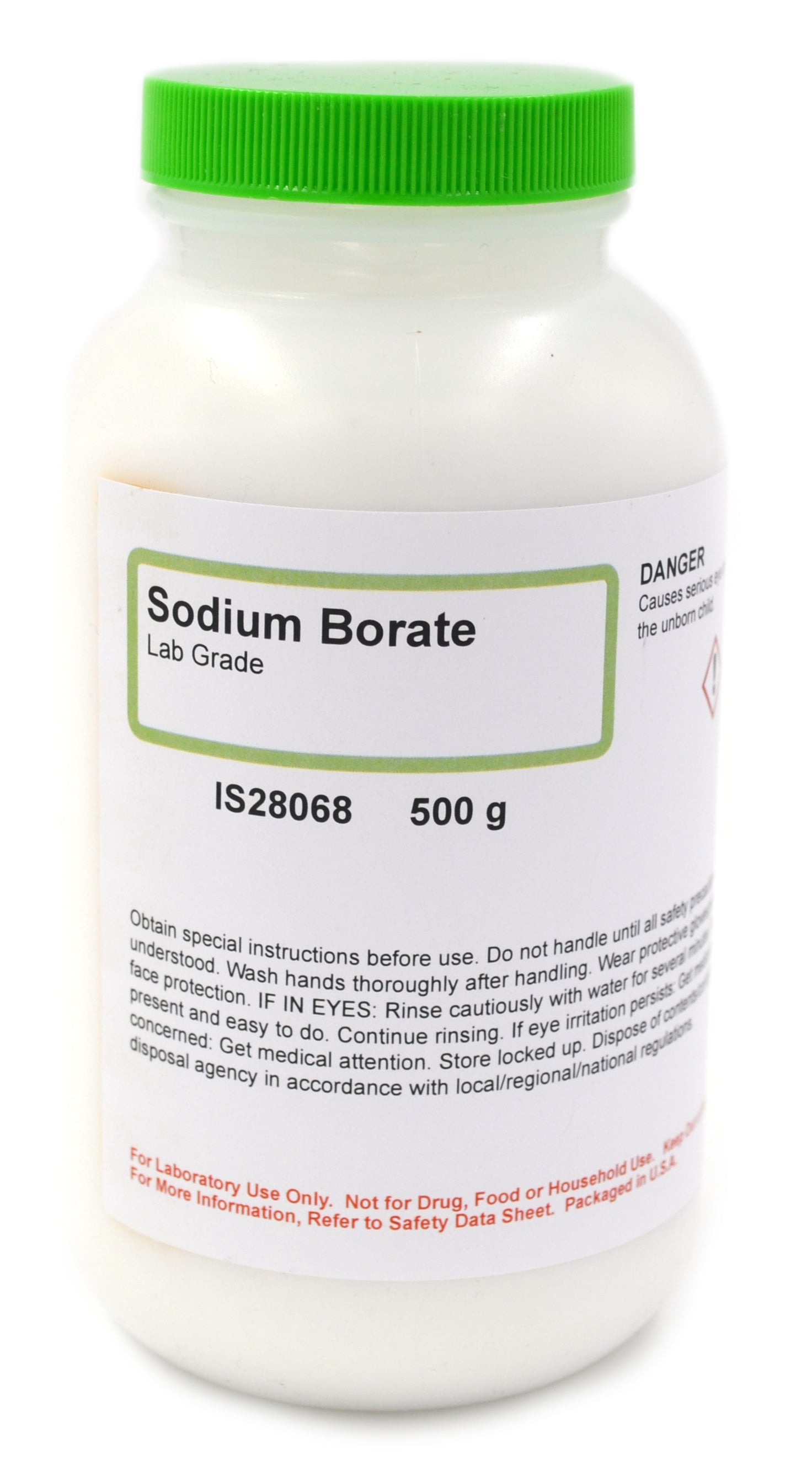Laboratory Grade Sodium Borate, 500g