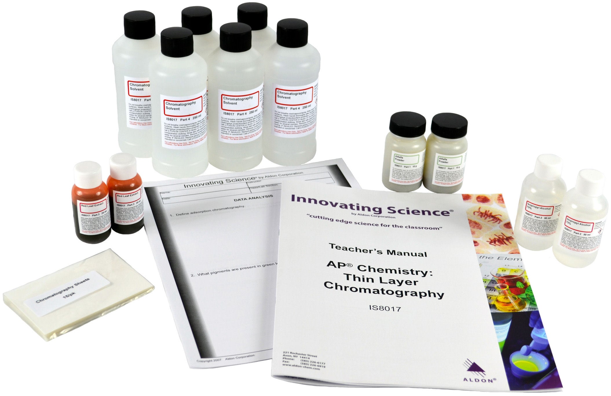 Thin Layer Chromatography of Leaf Pigments AP Chemistry Kit