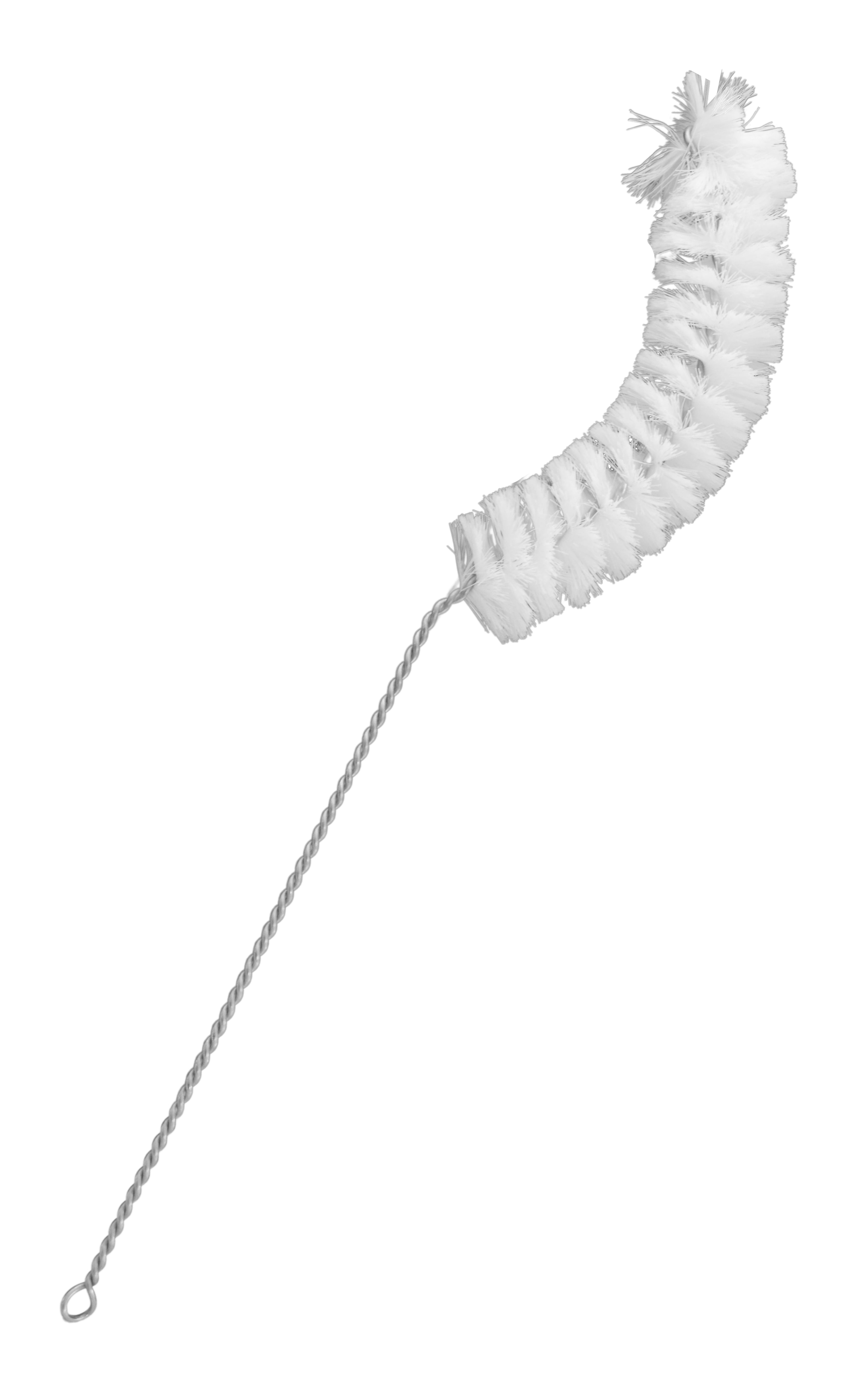 Curved Nylon Flask Cleaning Brush, 15"