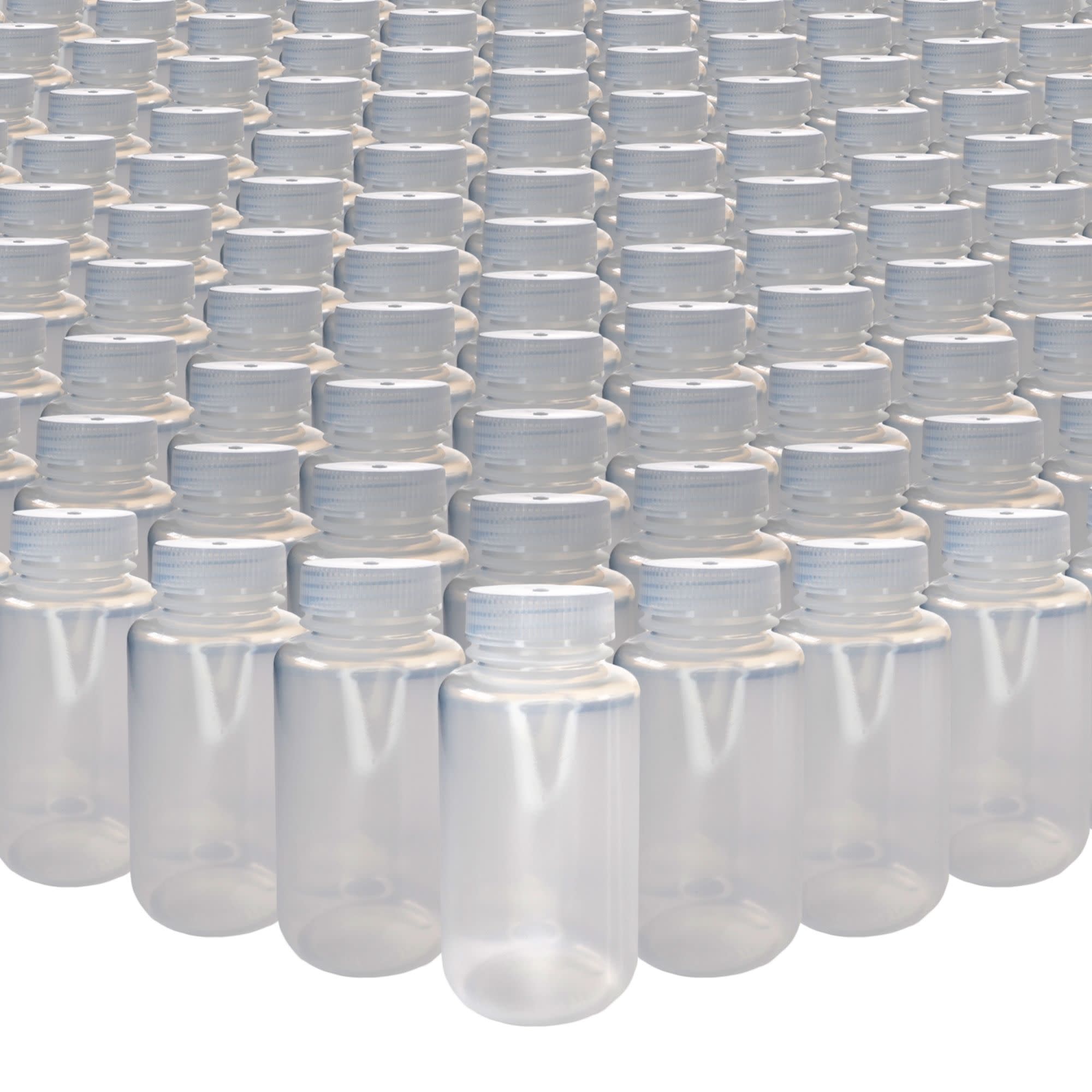 250-Bulk Pack Autoclavable Wide Mouth Polypropylene Reagent Bottles, 250mL, 0-135°C