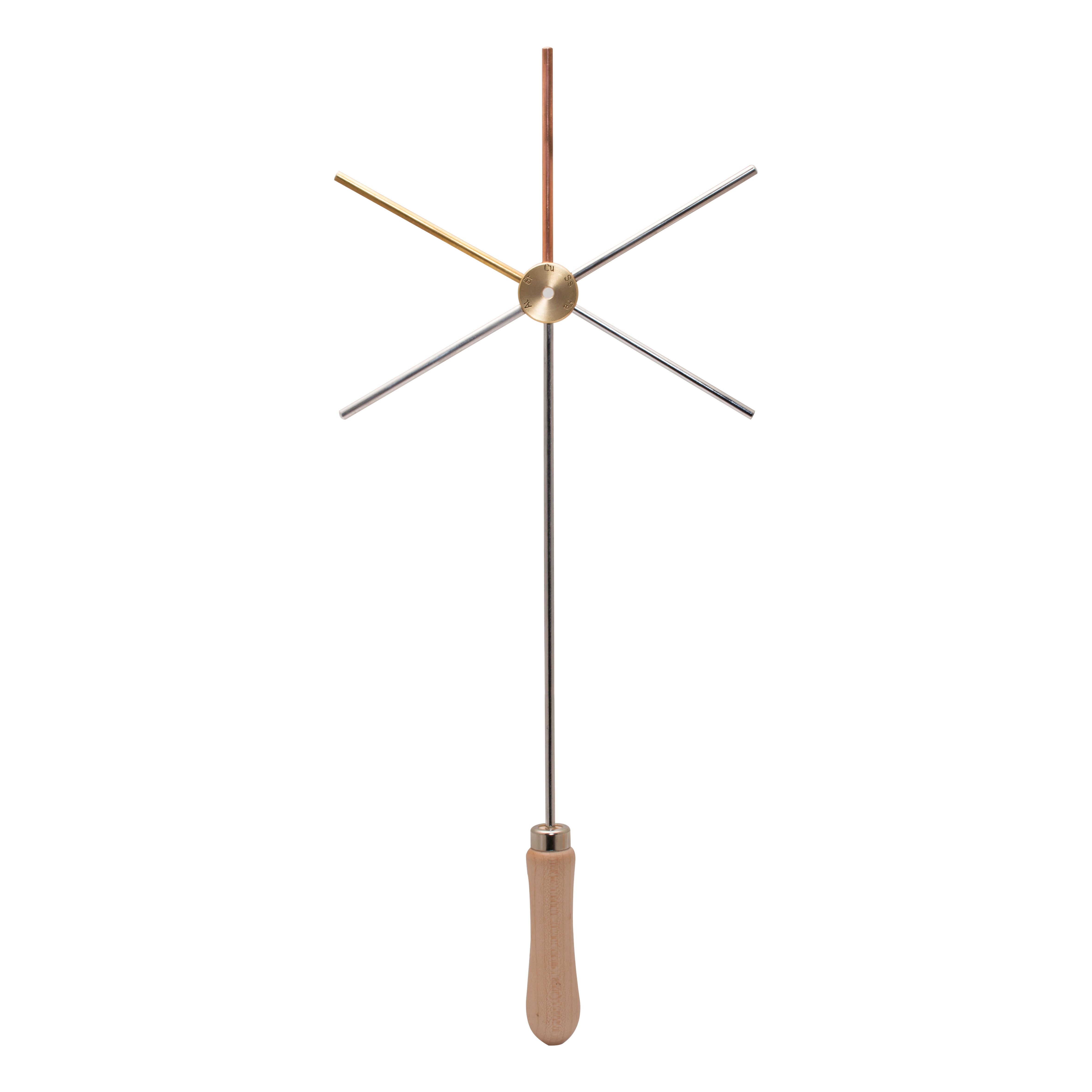 6-Prong Thermal Conductivity Apparatus with Mixed Metal Prongs