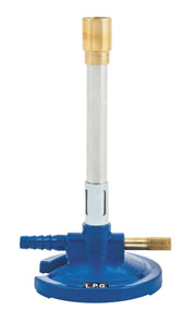 Premium LPG Bunsen Burner with Needle Valve and Flame Stabilizer
