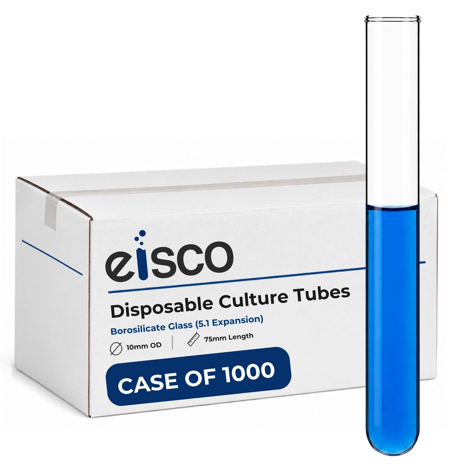 Borosilicate Glass Disposable Culture Tubes