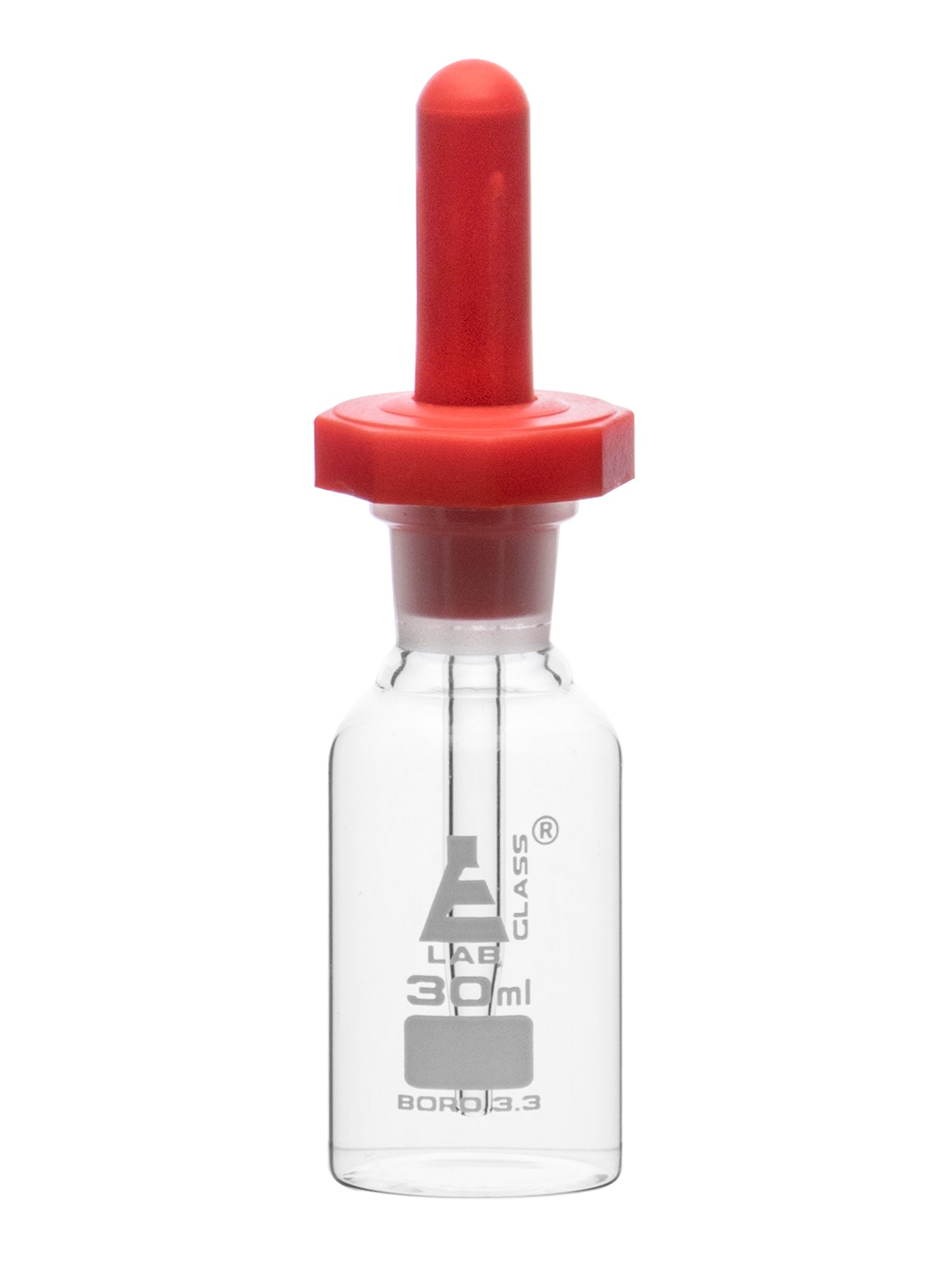 Borosilicate Glass Dropping Bottle, Octagonal