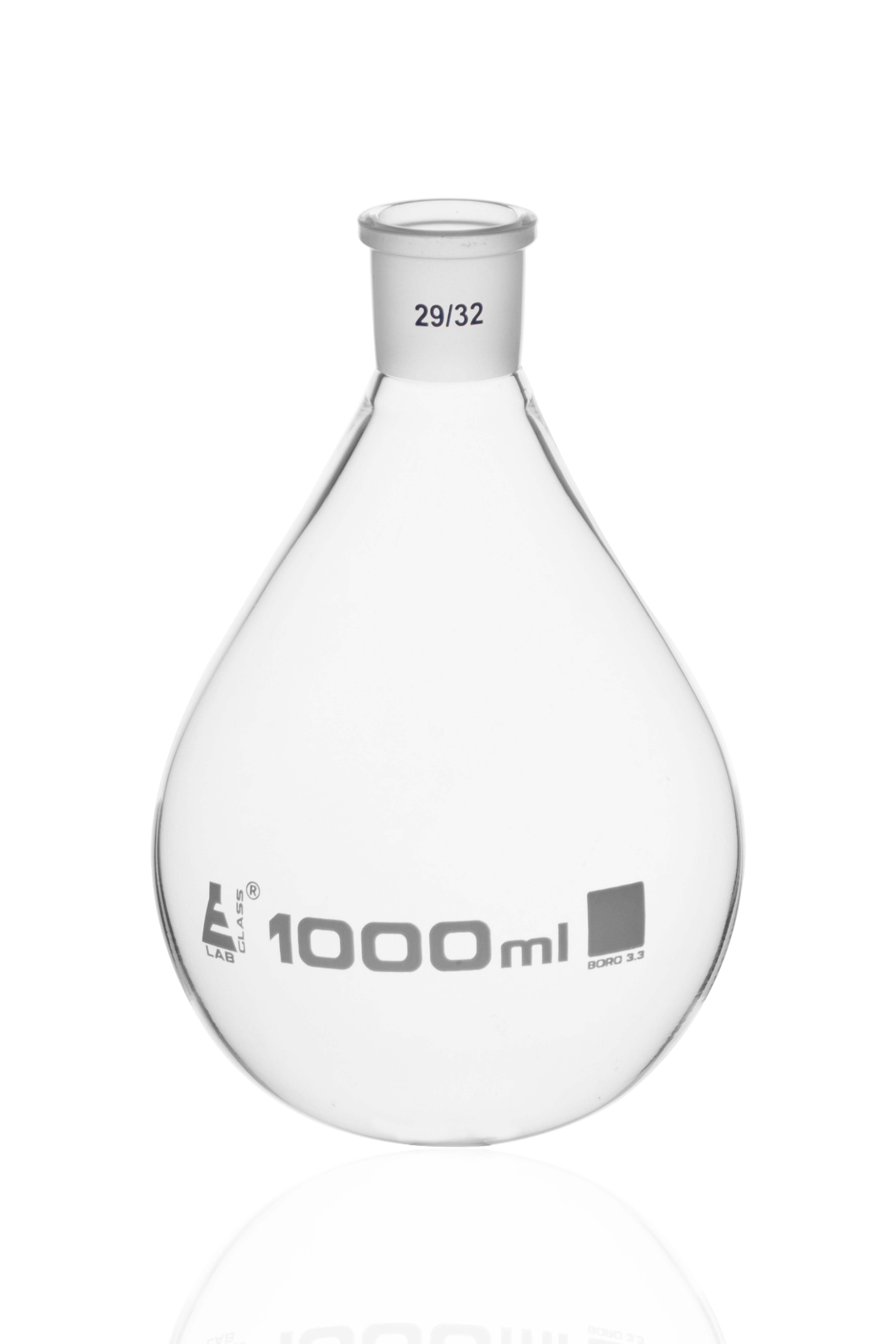 Borosilicate Glass Evaporating Flask with Interchangeable Joint
