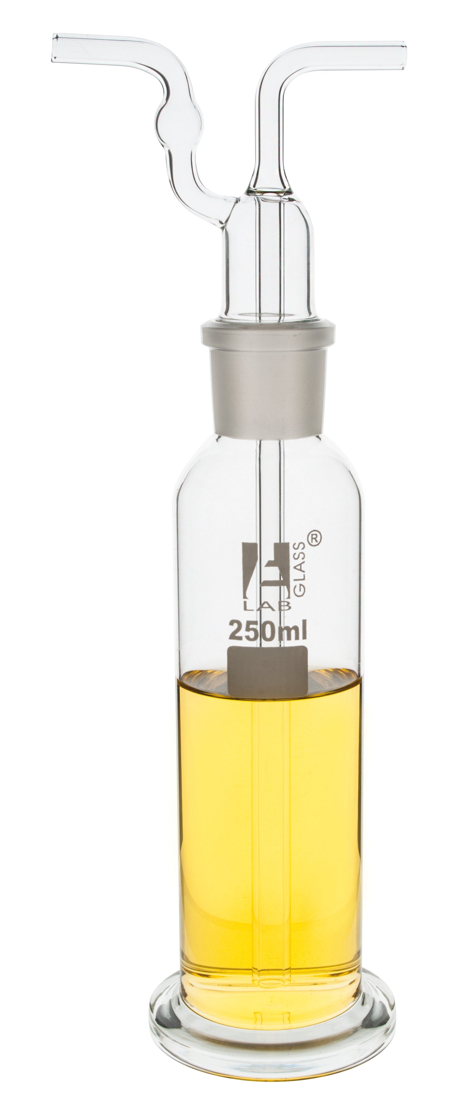 Drechsel Gas Washing Bottle with B29 Joint Head, 250mL, Borosilicate Glass
