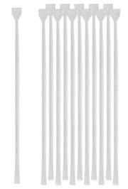 Polypropylene Stirring Rod with Rubber Policeman Tip, 12-Pack