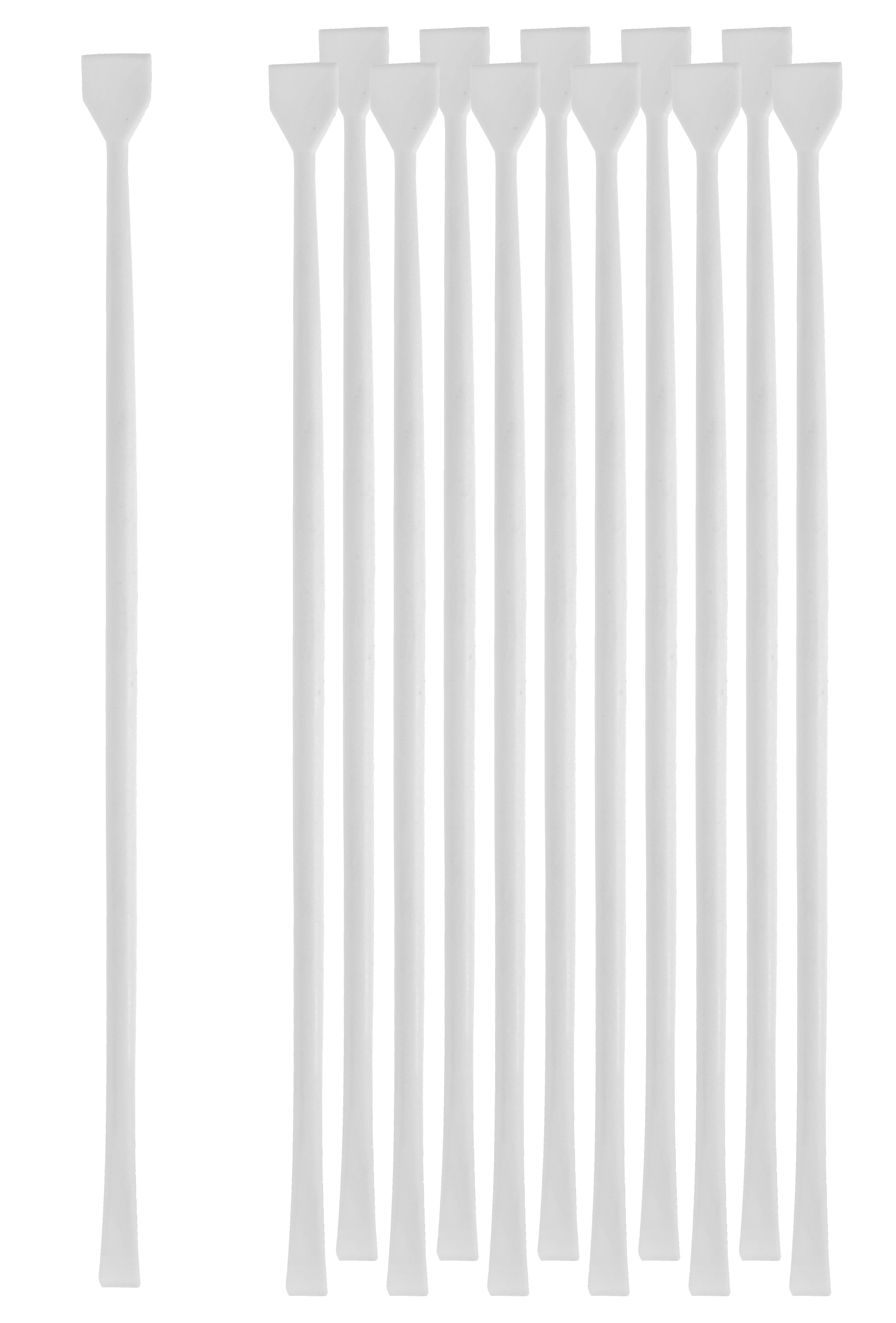 Polypropylene Stirring Rod with Rubber Policeman Tip, 12-Pack