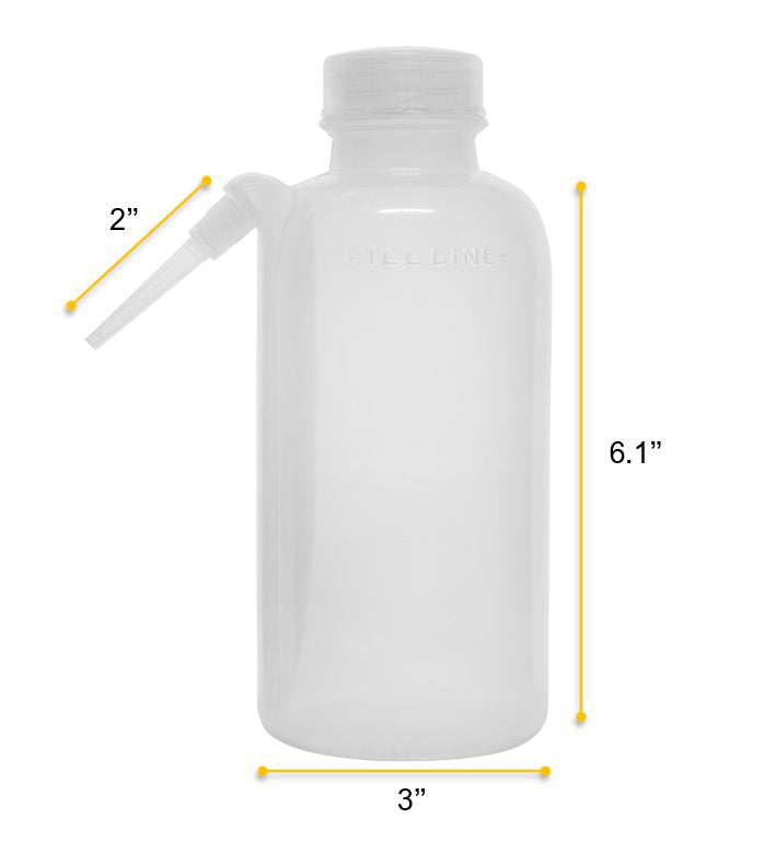 LDPE Wash Bottle with Rigid Down Spout, 500mL