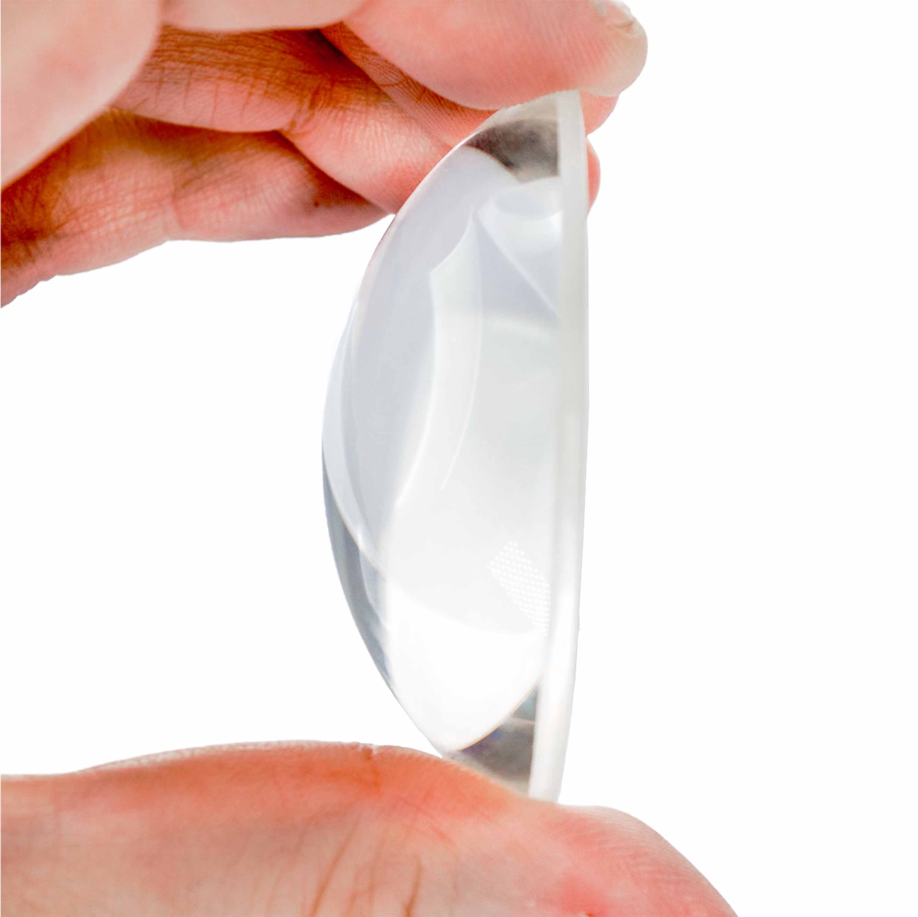 Plano-Convex Glass Lens, 50mm Diameter, 50mm Focal Length