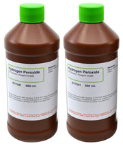 2-Pack Reagent Grade 3% Hydrogen Peroxide Solution, 500mL