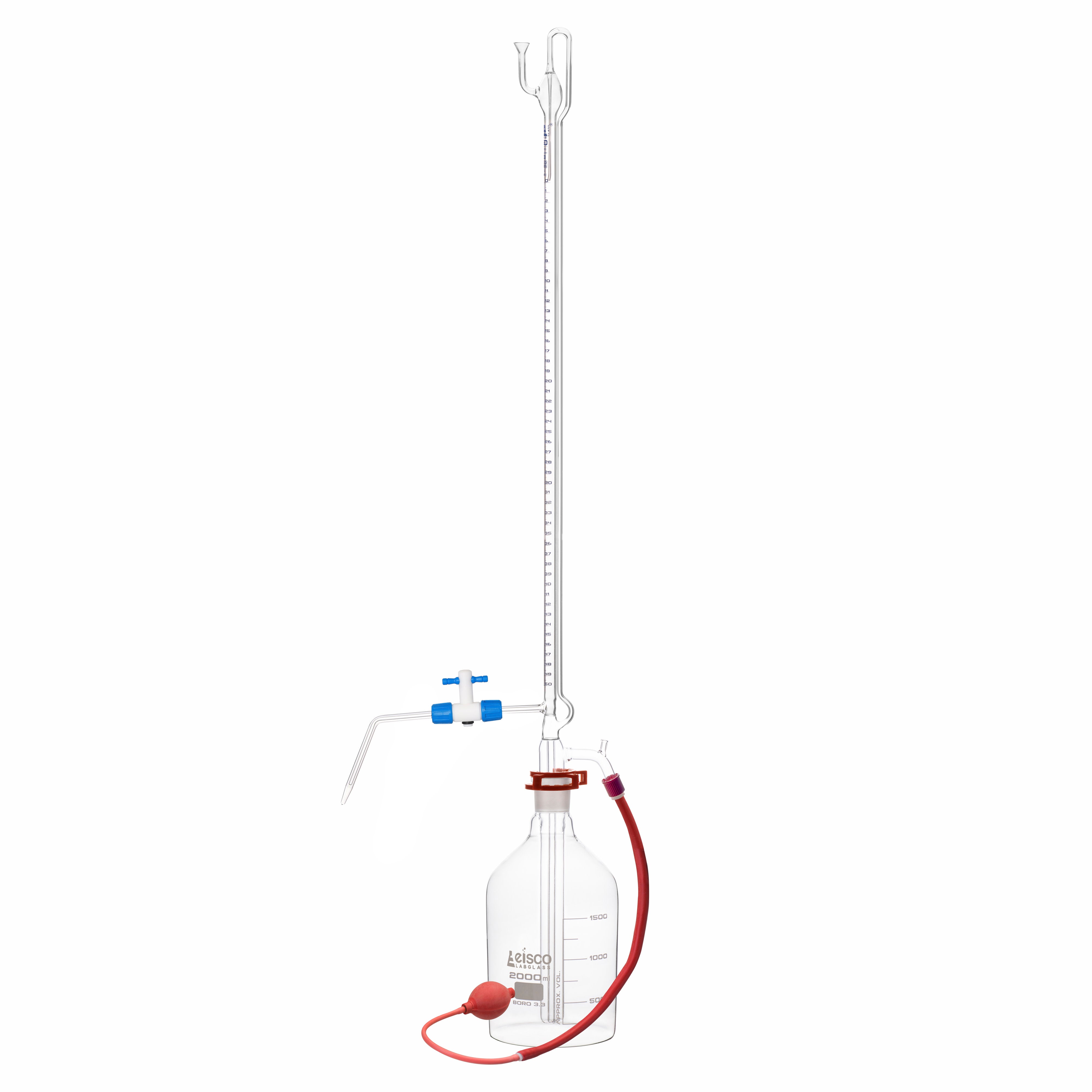 Class B Automatic Zero Borosilicate Glass Burette