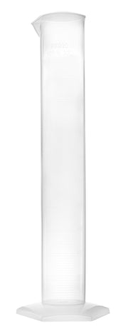 Polypropylene Graduated Cylinder with Hexagonal Base, 2000mL, Class B