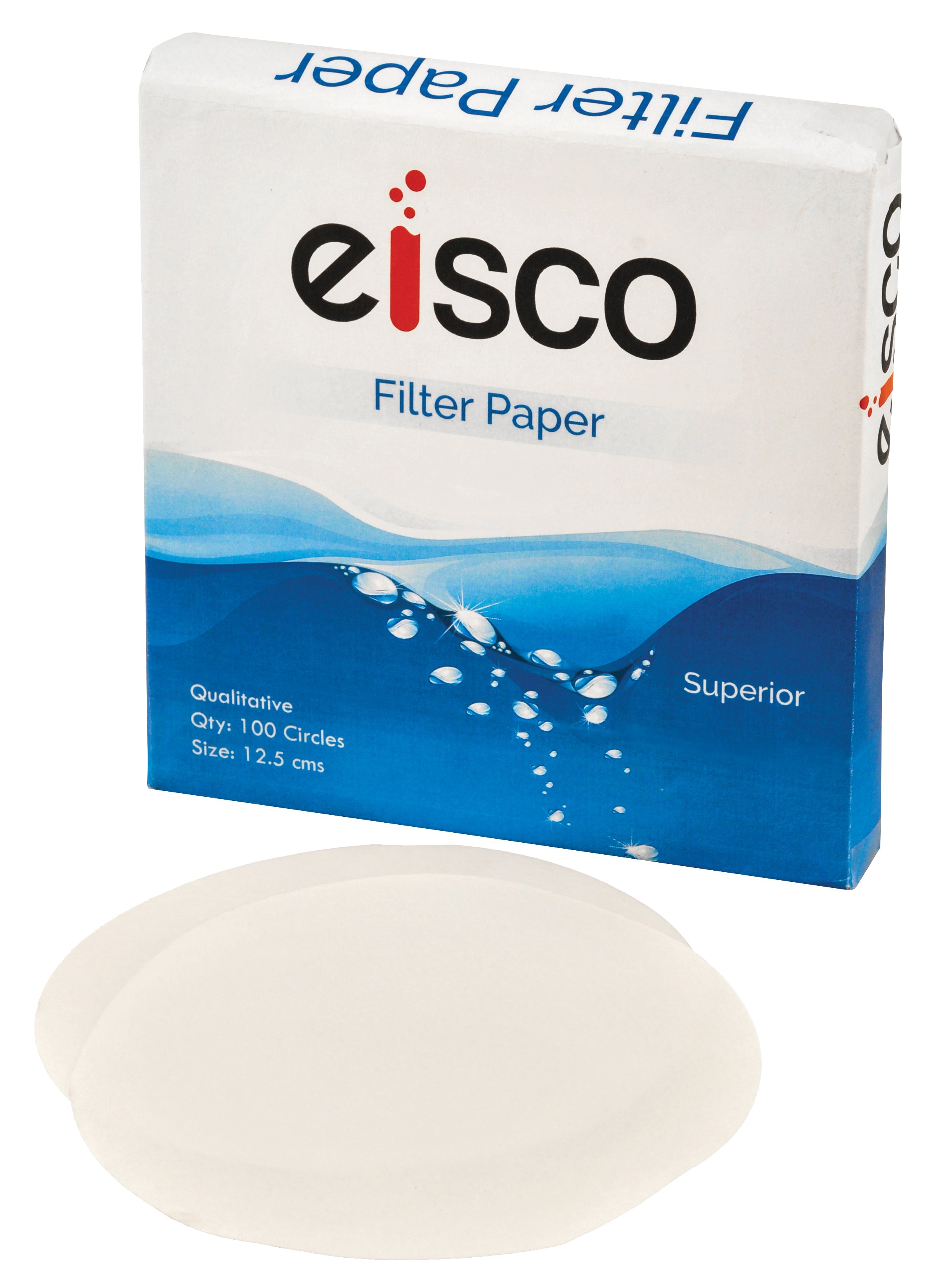 Premium Qualitative Filter Paper, 12.5cm, Medium Speed, 100-Pack