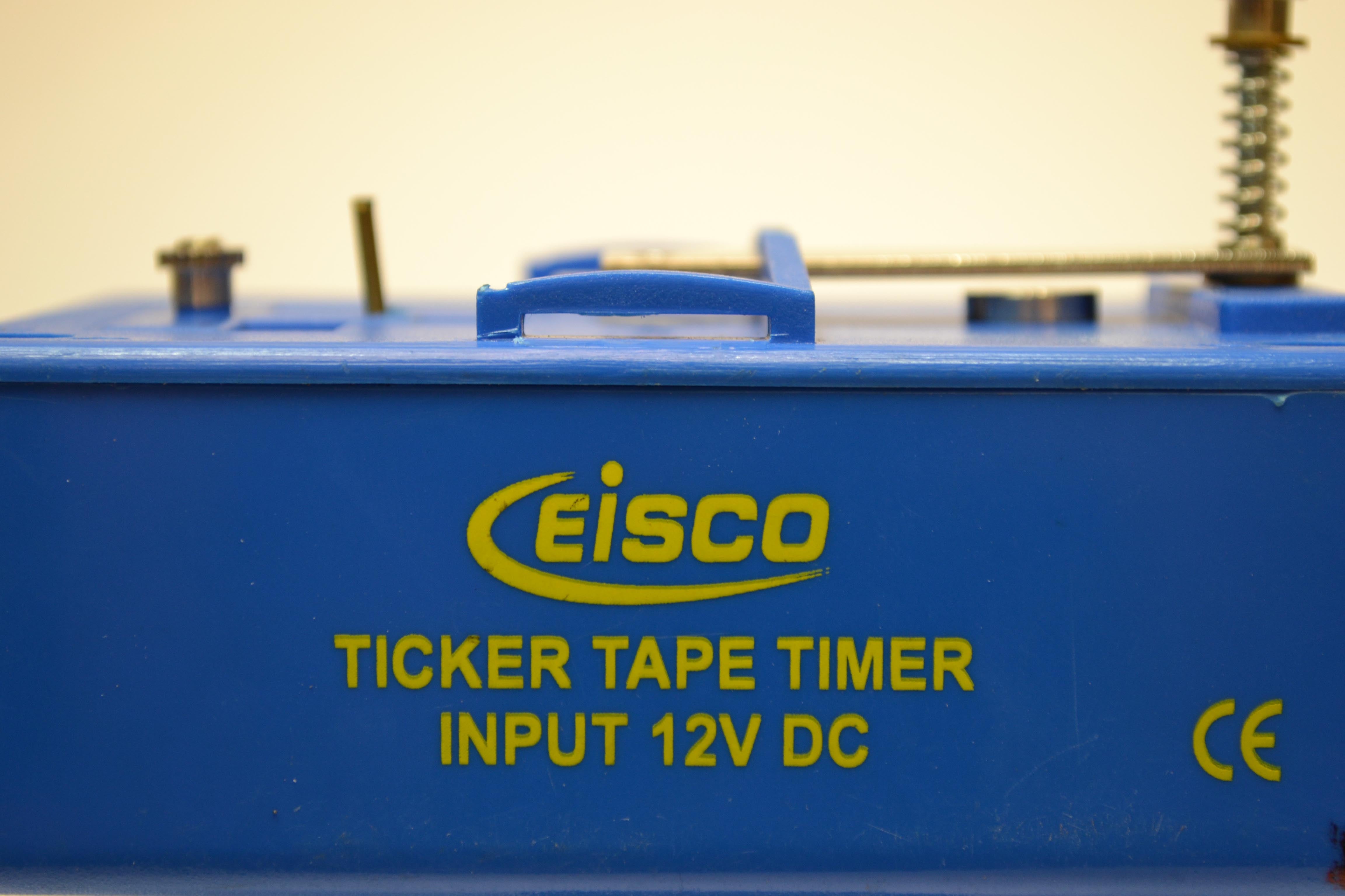 2-Speed Ticker Tape Timer with 12V Power Supply