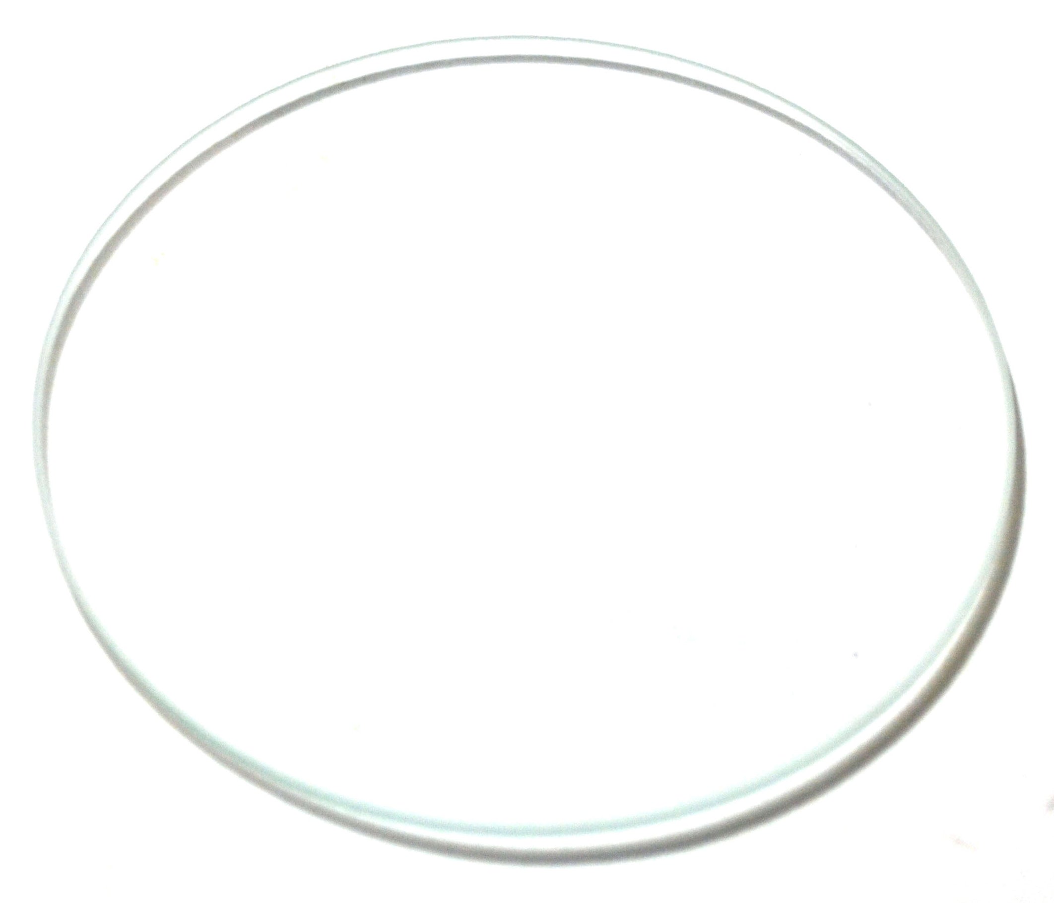 Optically Worked Double Convex Glass Lens, 75mm Diameter, 500mm Focal Length