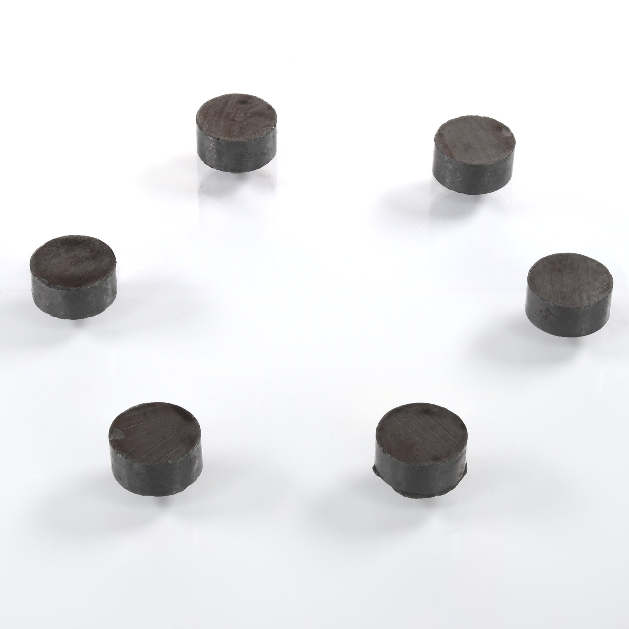 Ceramic Disc Magnet, 12 x 6mm, 6-Pack