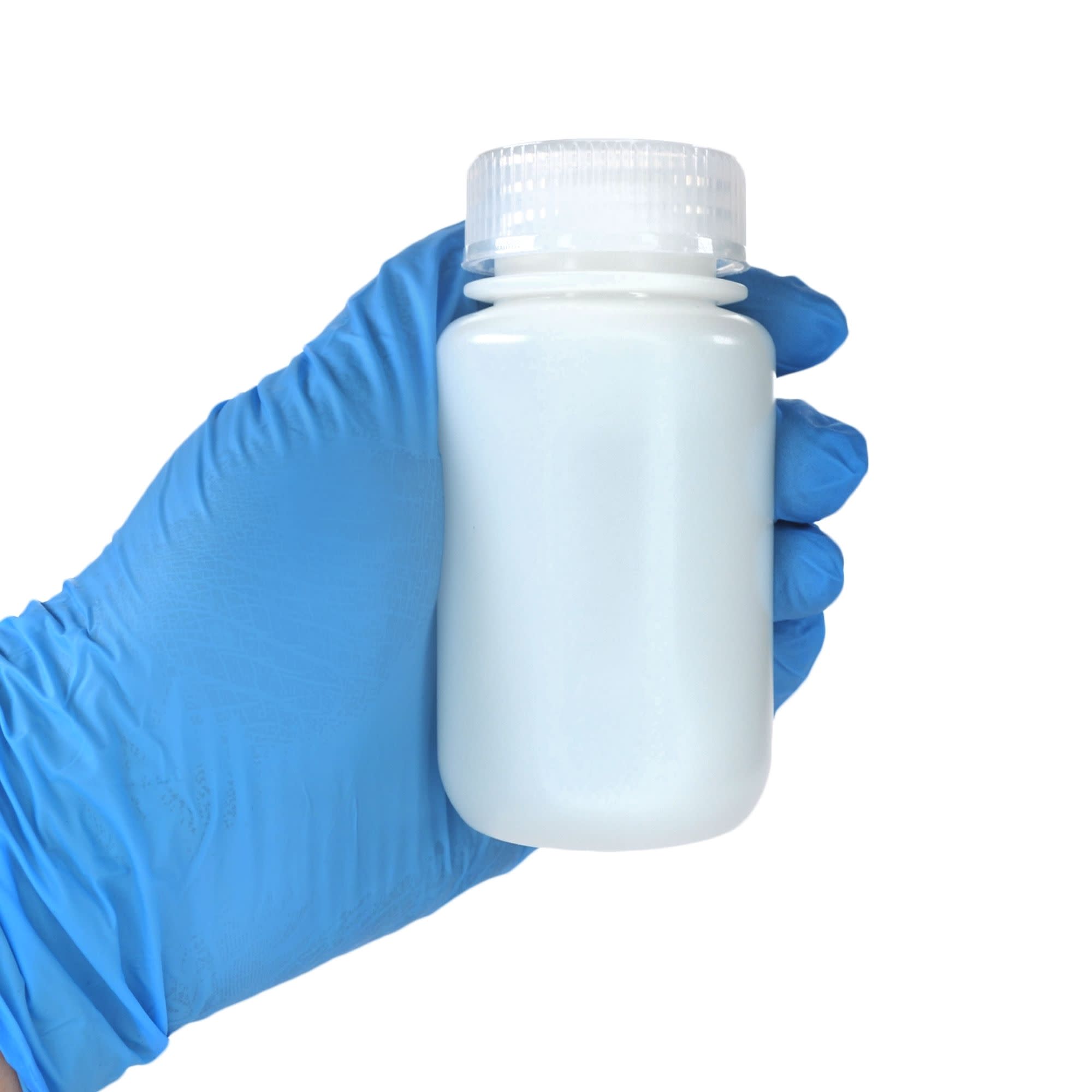 12-Pack Translucent Wide Mouth HDPE Reagent Bottles with PP Caps, 125mL, -100 to 120°C