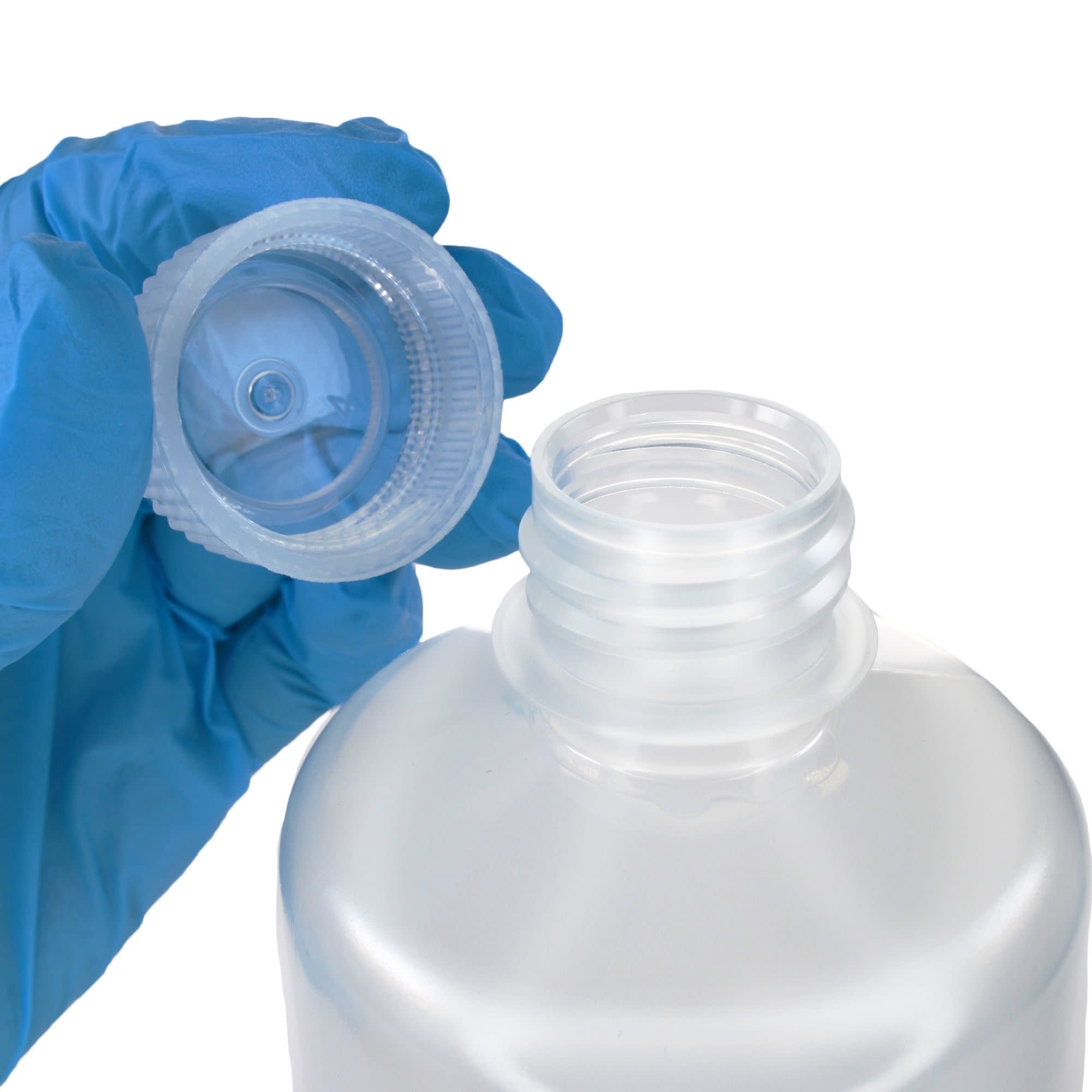 125-Bulk Pack Autoclavable Narrow Mouth Polypropylene Reagent Bottles, 500mL, 0-135°C