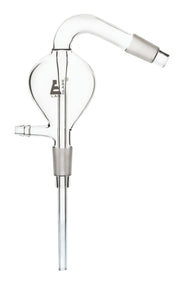 Sloping Steam Distillation Head, 24/29 Flask and 19/26 Condenser Cones, Borosilicate Glass