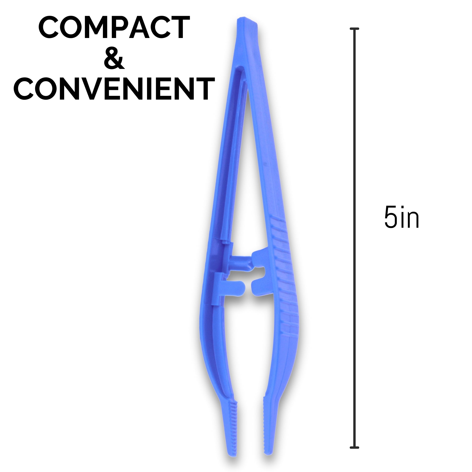5" Disposable Plastic Forceps, Single