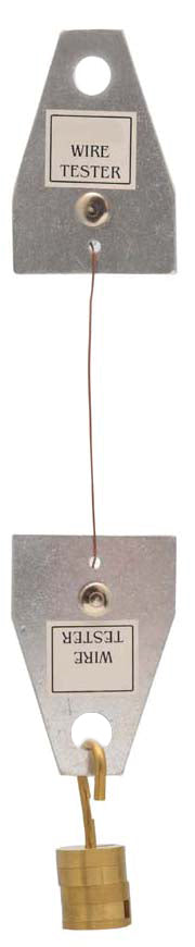 Aluminum Wire Testing Clamps with Wing Nuts