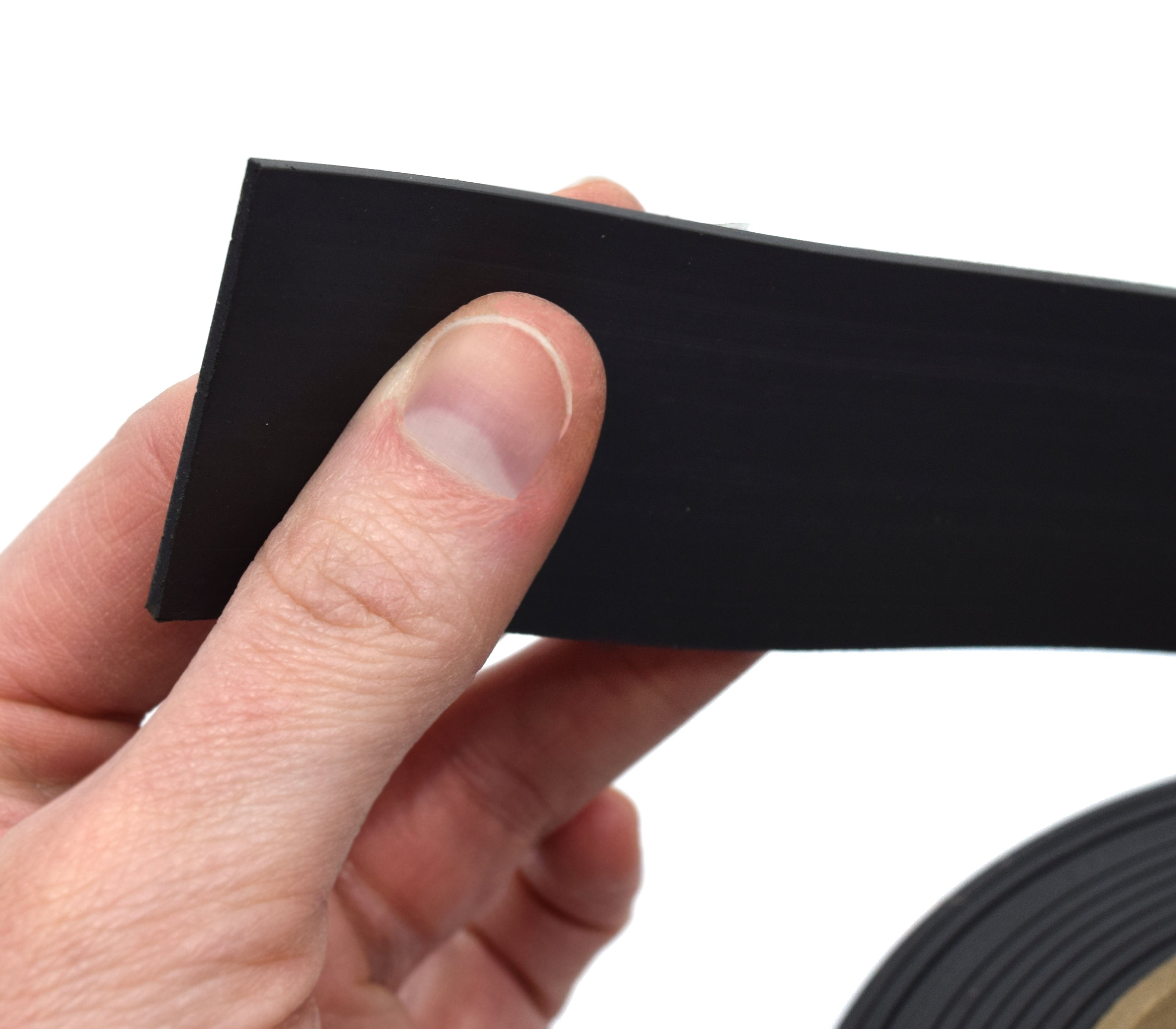 Flexible Adhesive Rubber Magnetic Tape, 1.5" Wide, 12ft Roll