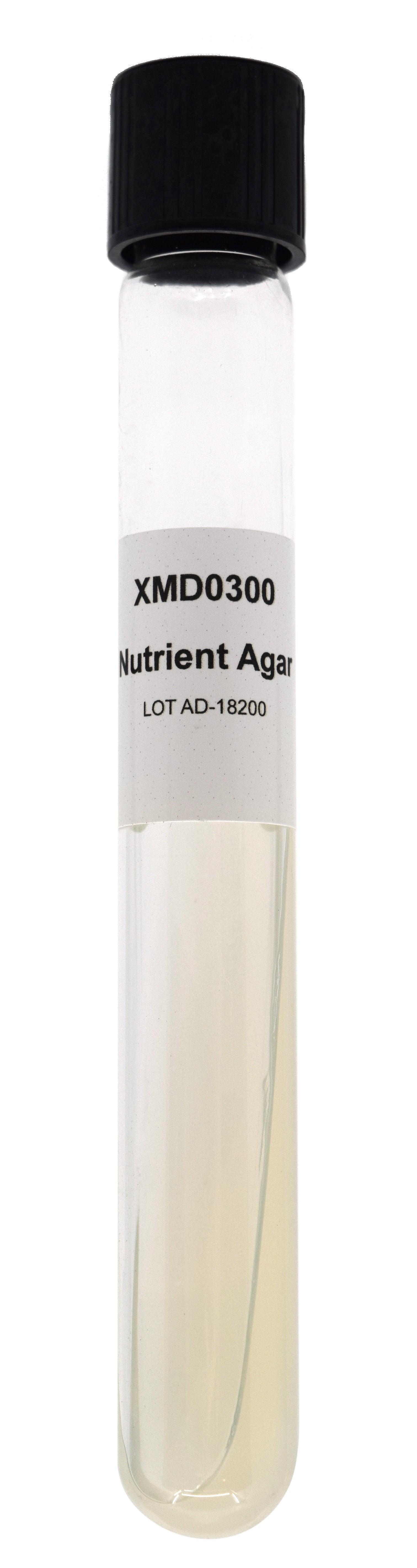 100-Case Nutrient Agar Slant Tubes, 6mL