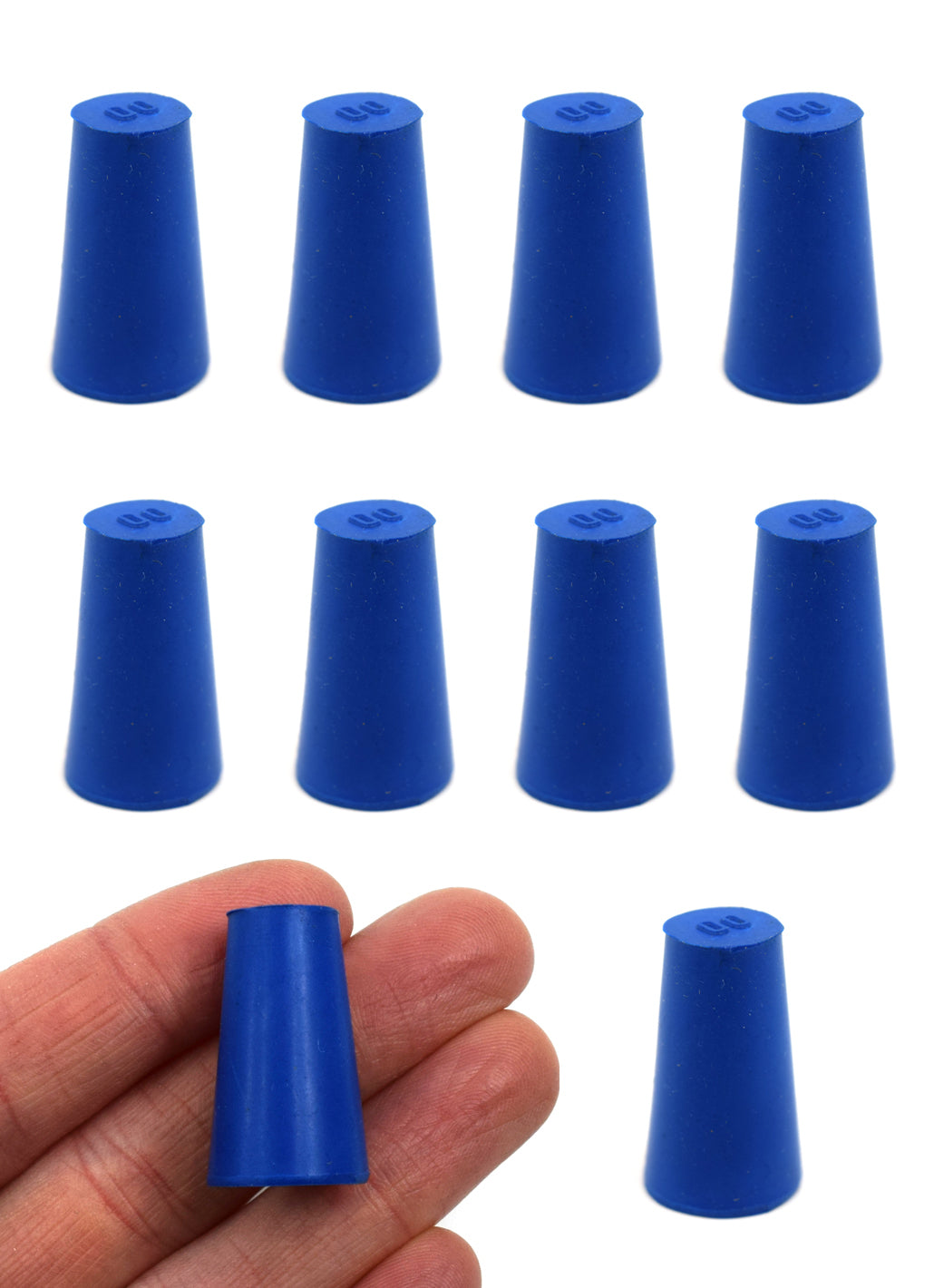 Solid Neoprene Stopper, 10-Pack