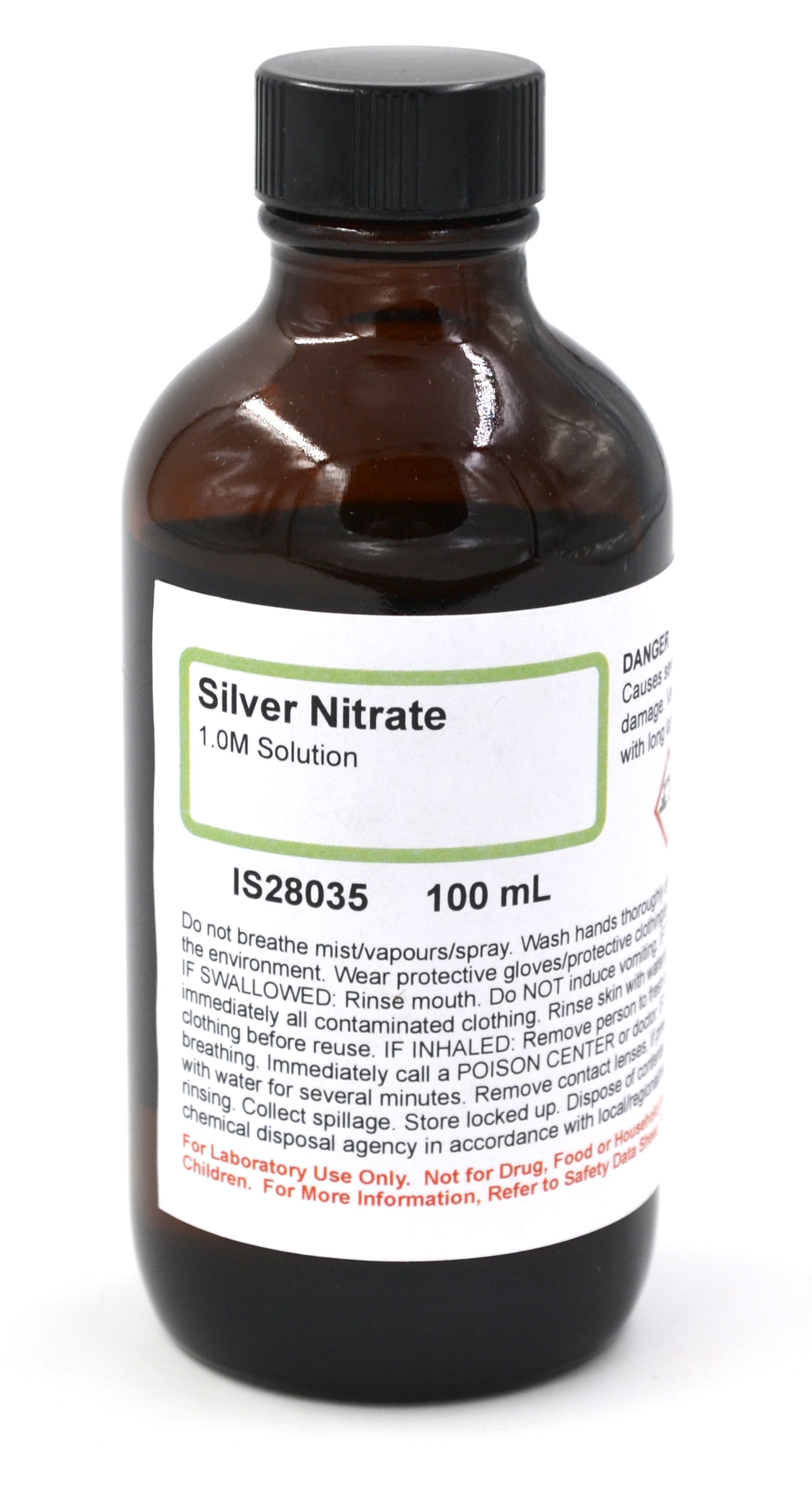 Silver Nitrate Solution, 1M, 100mL