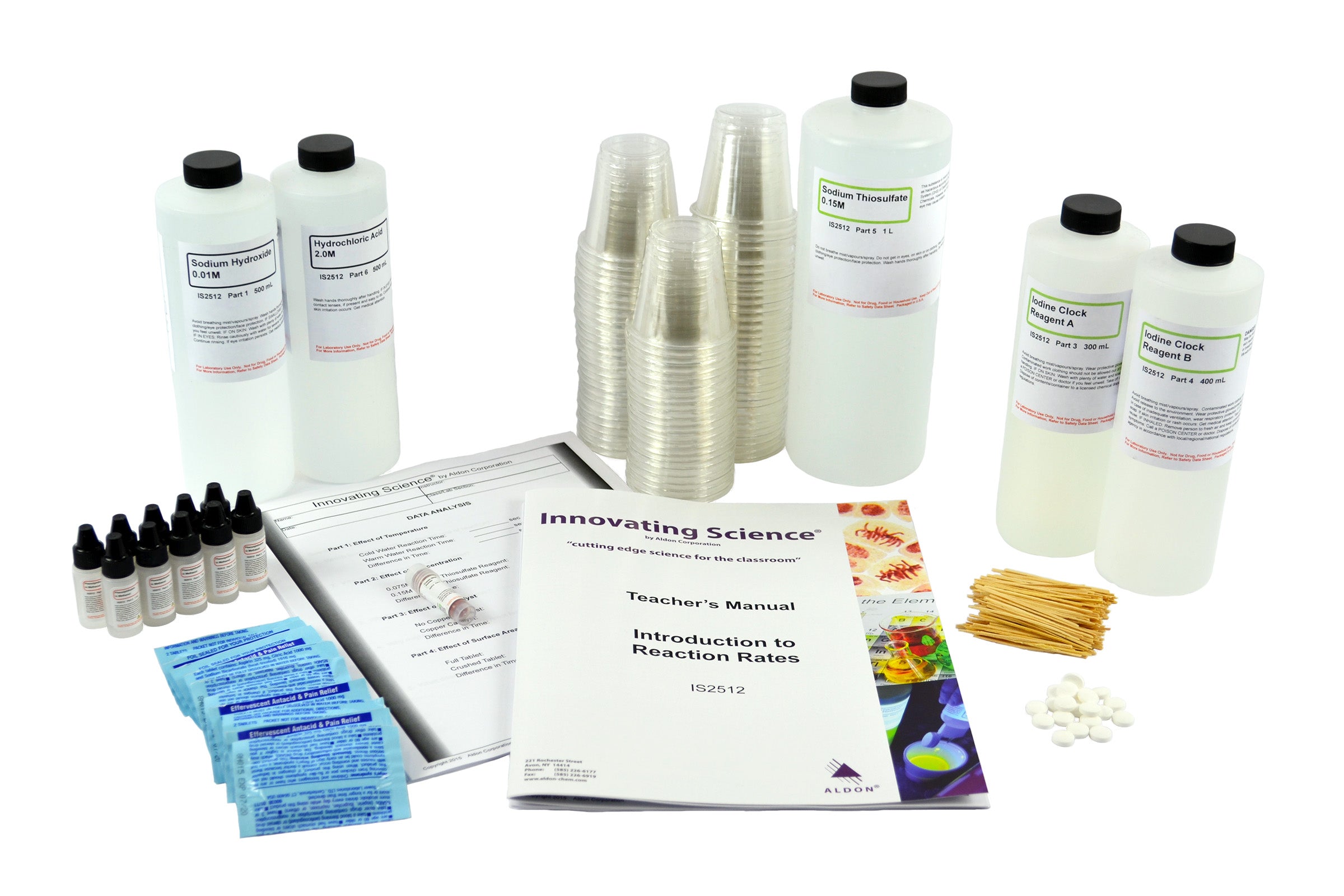 Introduction to Chemical Reaction Rates Kit for 10 Student Groups