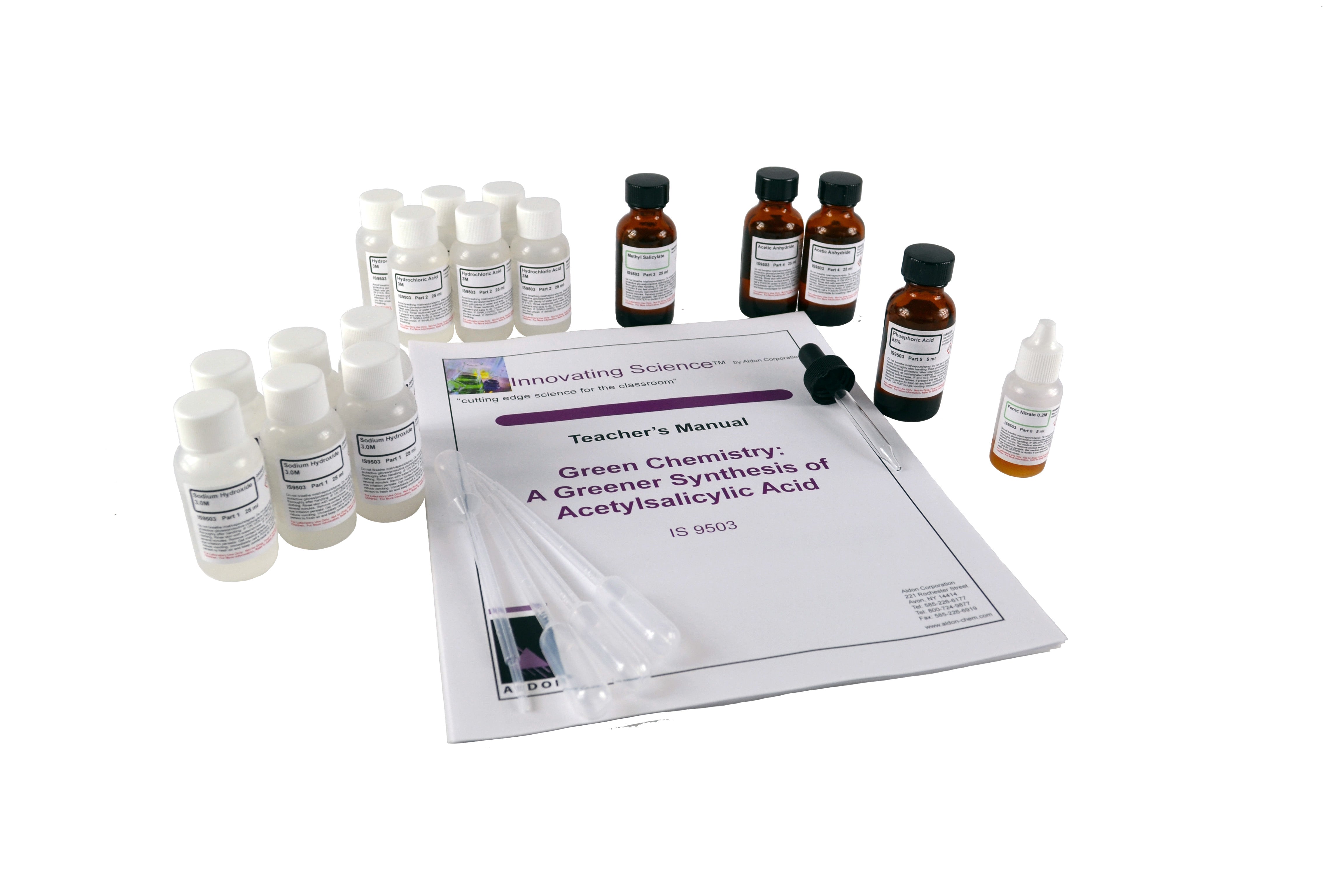 Greener Synthesis of Acetylsalicylic Acid Kit