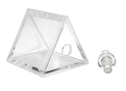 Hollow Acrylic Prism with Stopper, 1.5"