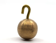 Brass Pendulum Bob with Removable Hook, 19mm