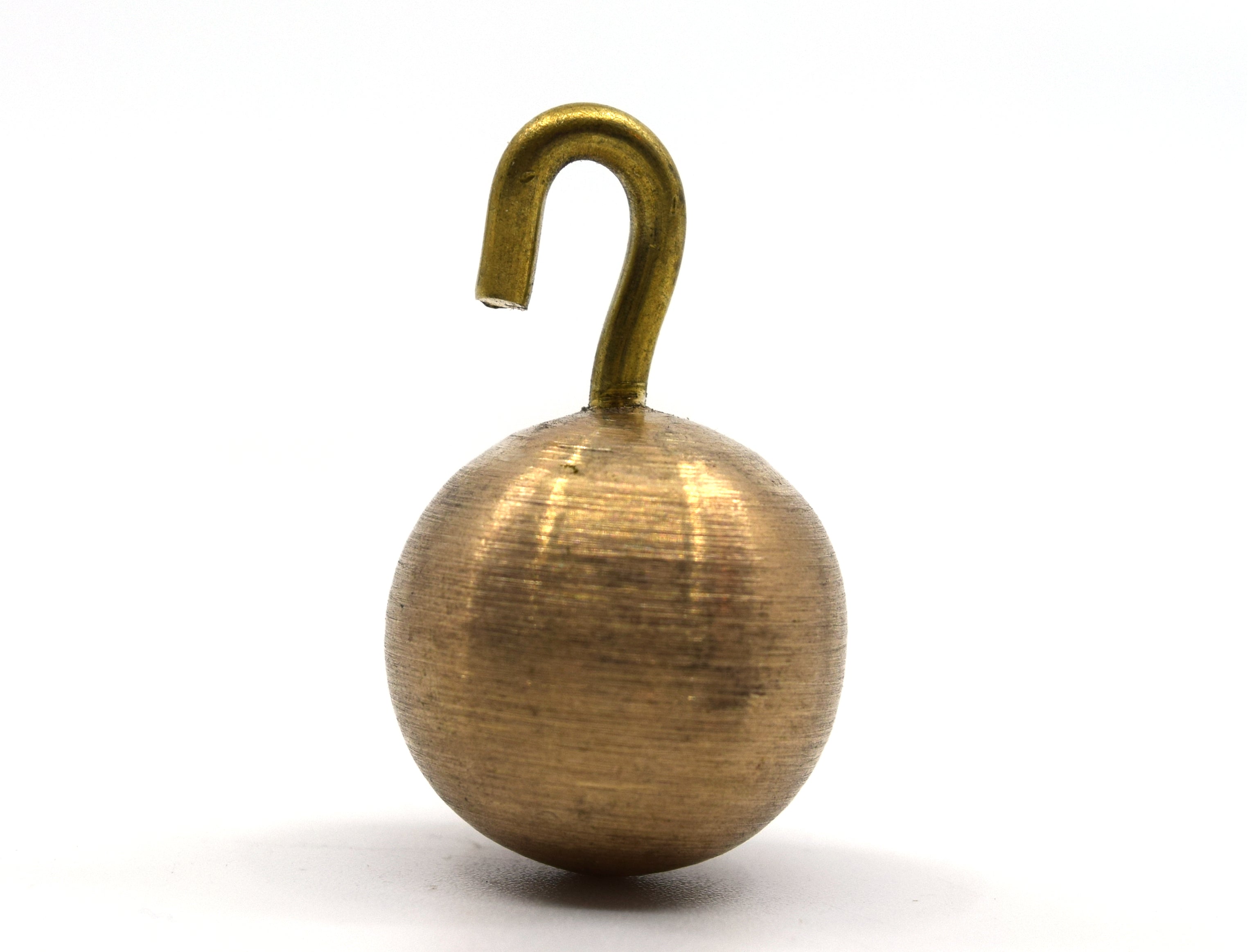 Brass Pendulum Bob with Removable Hook, 19mm