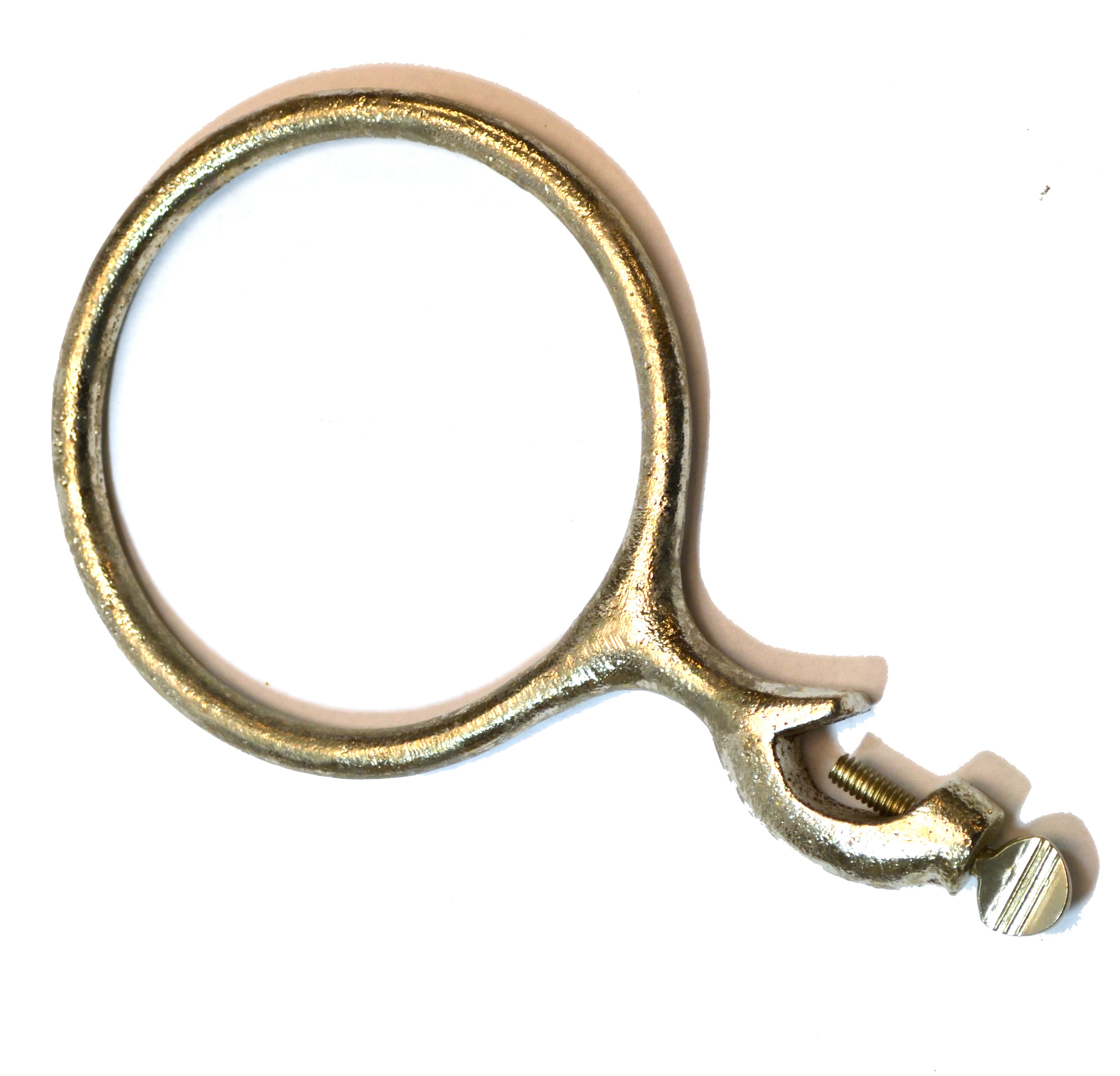 5.75" Cast Iron Ring with Open Boss Head Clamp and Thumb Screw