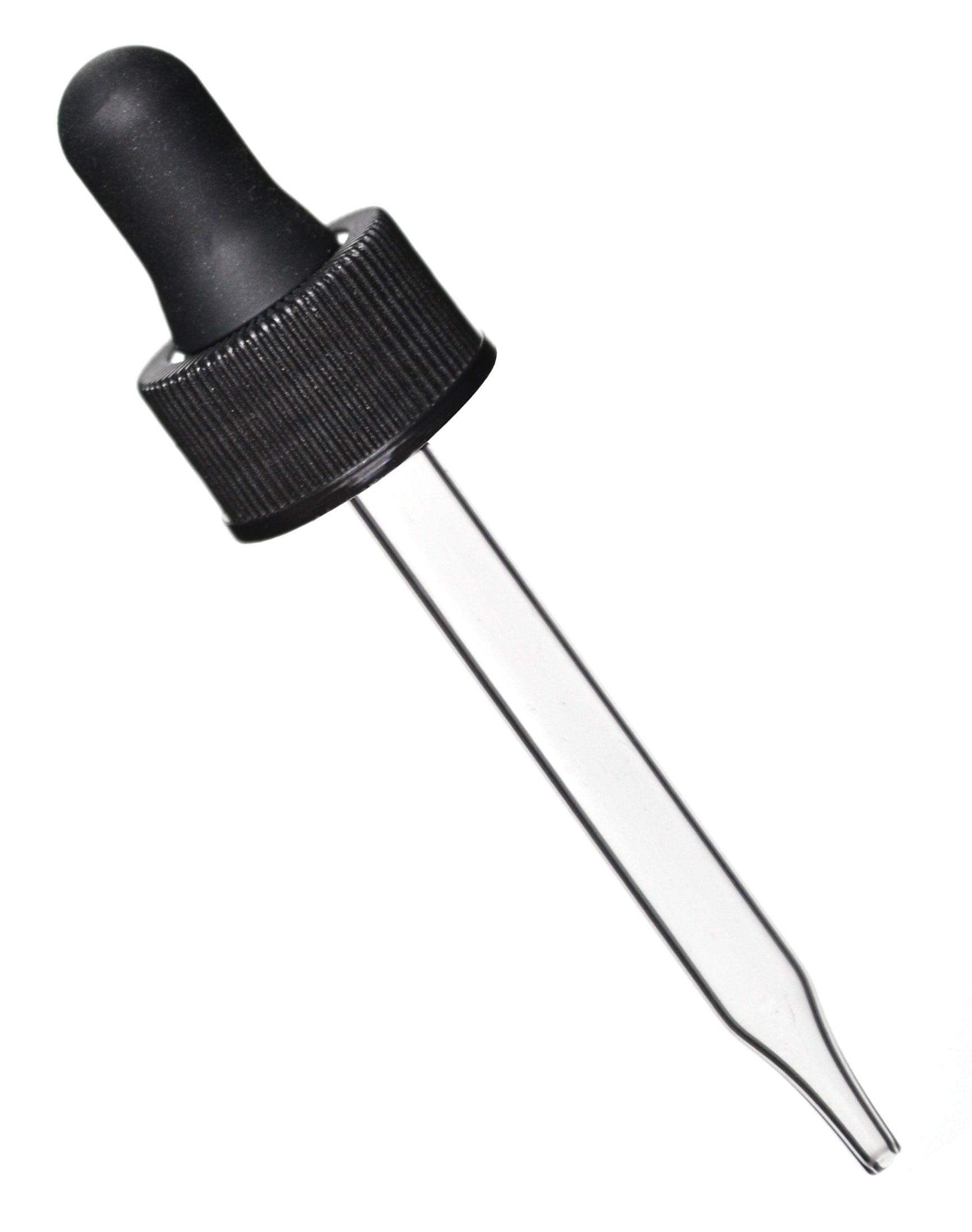 Glass Dropper with Screw Cap and Rubber Bulb, 1.5mL