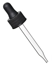 Glass Dropper with Screw Cap and Rubber Bulb, 1.5mL