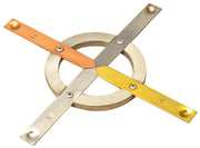Thermal Conductivity Metal Ring with Copper, Iron, Aluminum, and Brass Strips