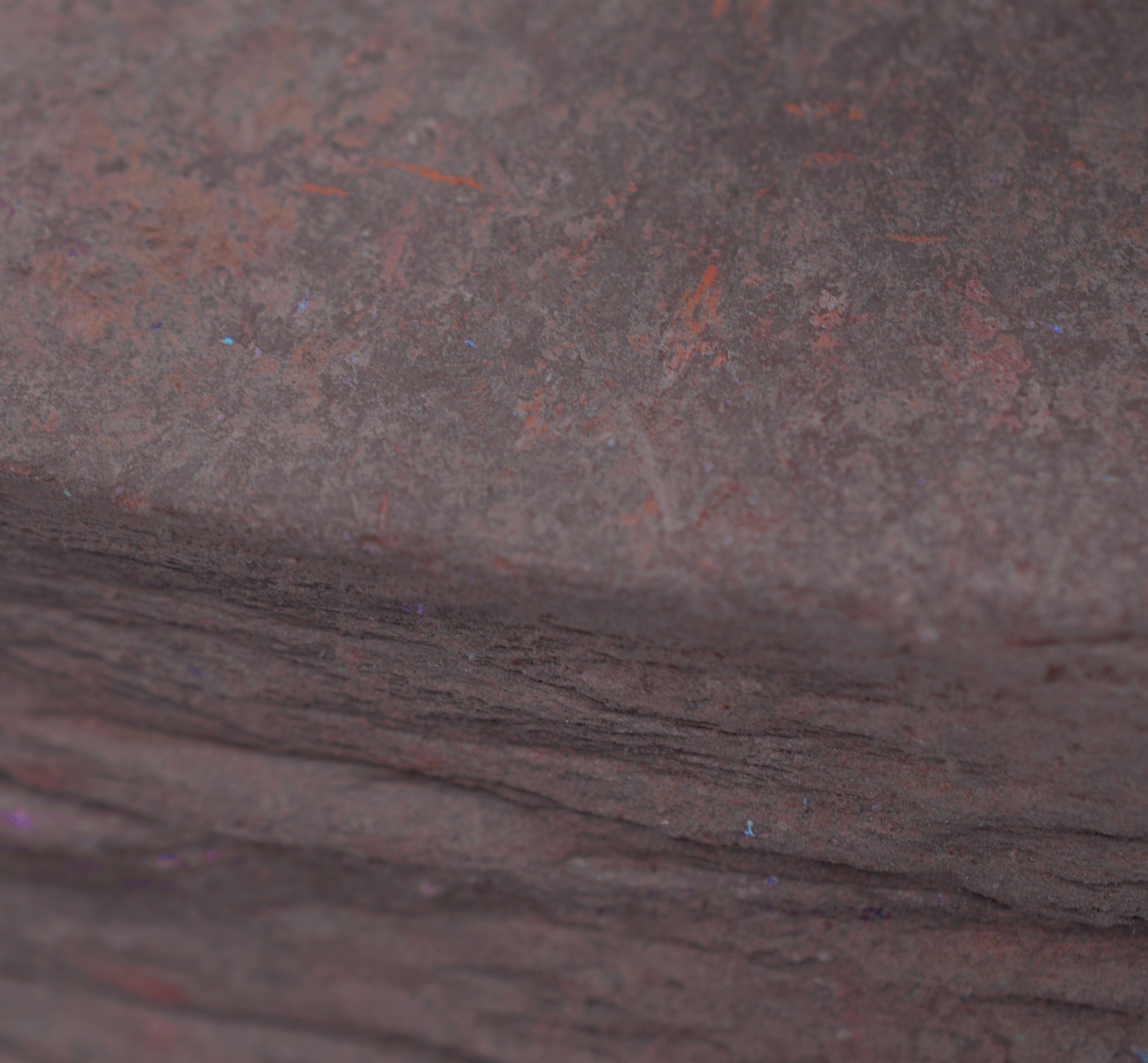 Raw Red Slate Metamorphic Rock Hand Sample, Approx 3 inch