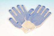 Knitted Lab Gloves, Double-Side Dotted