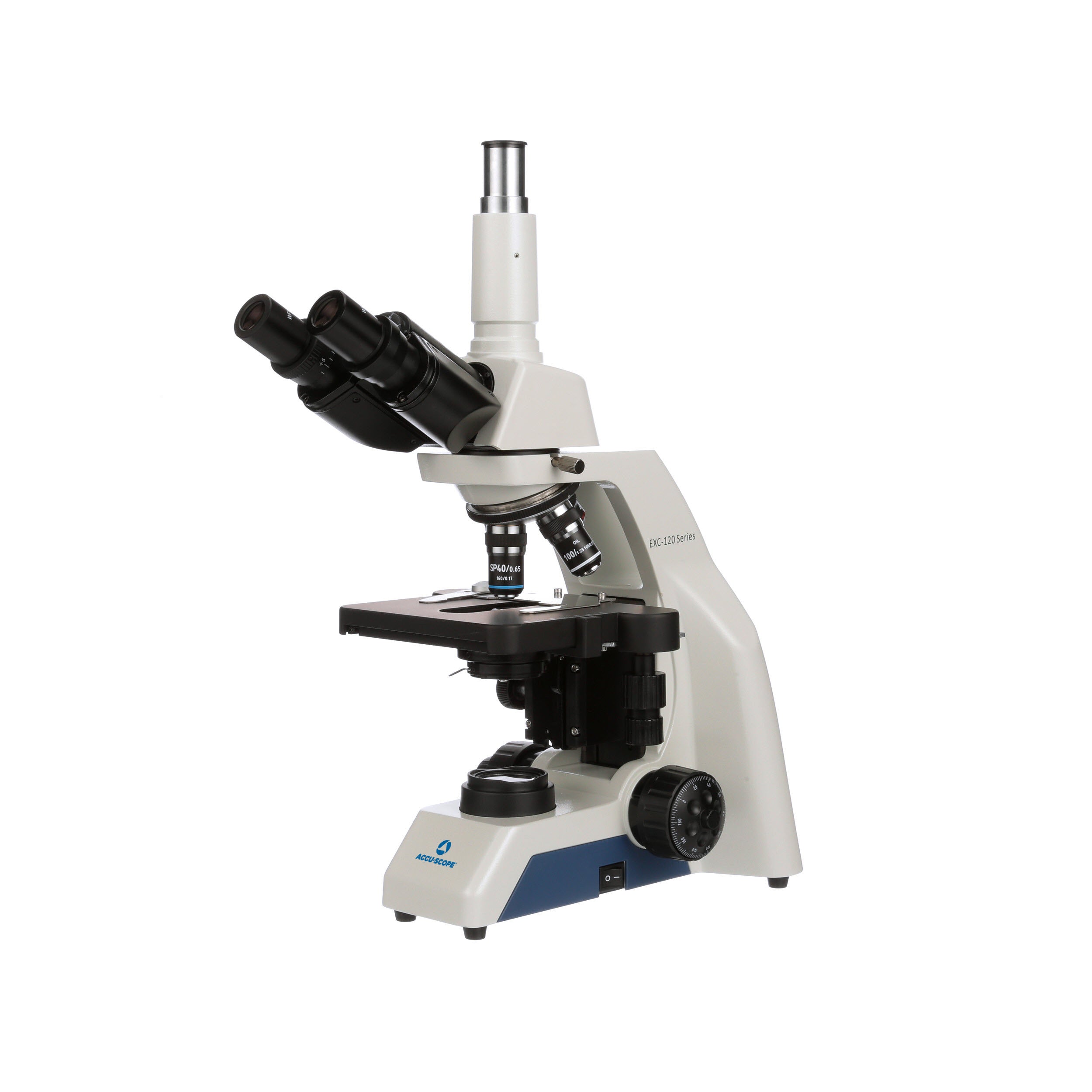 Accu-Scope Trinocular Compound Microscope, EXC-123, 40-1000X