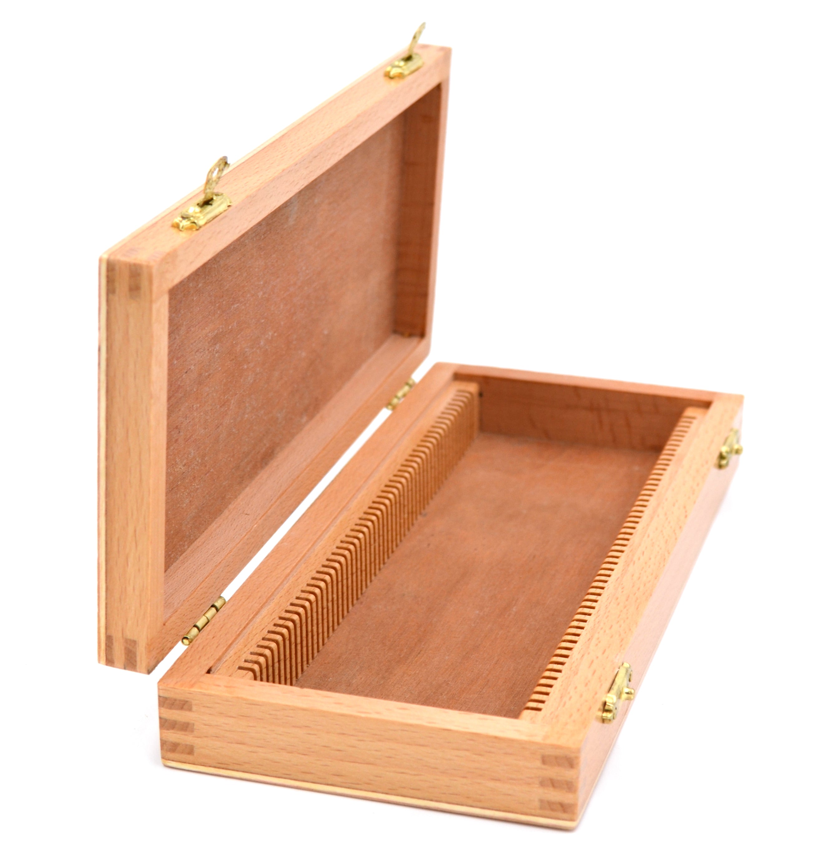 Wooden Slide Box for 25 Standard Slides, 75 x 25mm