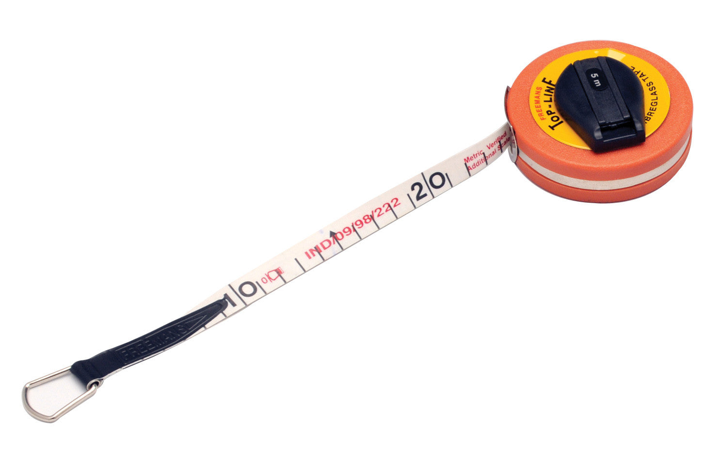 5m Fiberglass Tape Measure with PVC Cover and Winding Handle