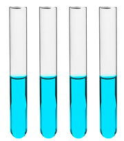 24-Pack Rimless Light-Wall Test Tubes, 25mL, 18 x 150mm, Borosilicate 3.3 Glass