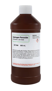 Hydrogen Peroxide Solution, 6%, 500mL, Laboratory Grade